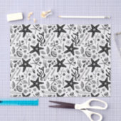 Papier Mousseline Vie marine (Artisanat)