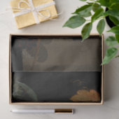 Papier Mousseline Vie morte avec des raisins (Cadeau)