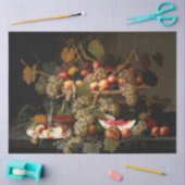 Papier Mousseline Vie morte avec des raisins (Artisanat)