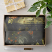 Papier Mousseline Vie morte avec fleurs et fruits (Cadeau)