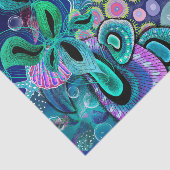 Papier Mousseline Vie océanique (Détail)