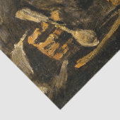 Papier Mousseline Vieille femme avec un squelette (mort) (Francisco (Détail)