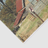 Papier Mousseline Vieille grange rustique Géorgie rurale (Détail)