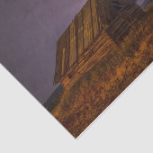 Papier Mousseline Vielle grange isolée avec grève de la foudre (Détail)