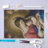 Papier Mousseline Vierge à l'enfant par Giovanni Battisti da Salvi (Artisanat)