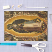 Papier Mousseline Vierge de Guadalupe par Manuel de Arellano (Artisanat)