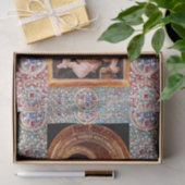 PAPIER MOUSSELINE VIERGE ET ENFANT, SAINTS, ANGELS AUX GÈMES PRÉCIEU (Cadeau)