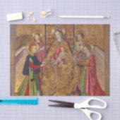 Papier Mousseline Vierge et saints par Jaume Huguet (Artisanat)