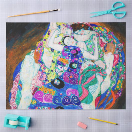 Papier Mousseline Vierge (Filles), Gustav Klimt (Artisanat)