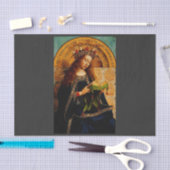 Papier Mousseline Vierge Marie par Jan van Eyck (Artisanat)