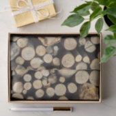 Papier Mousseline vieux bois (Cadeau)