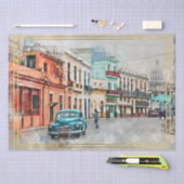 Papier Mousseline Vieux déo de voiture classique (Artisanat)