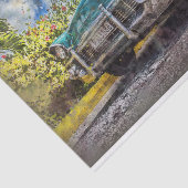 Papier Mousseline Vieux déo de voiture Vintage classique (Détail)