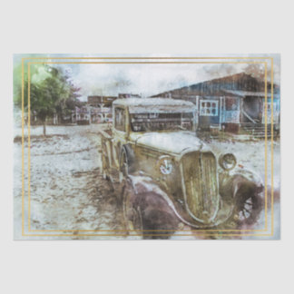 Papier Mousseline Vieux déo de voiture Vintage classique