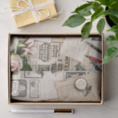 Papier Mousseline vieux journal (collection) Tissue Paper (Cadeau)