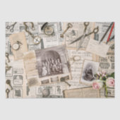 Papier Mousseline vieux journal (collection) Tissue Paper (Recto)