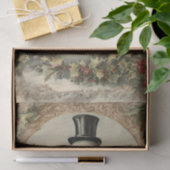 Papier Mousseline Vieux Monde Noël Snowman (Cadeau)