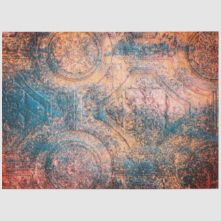 Papier Mousseline Vieux monde rustique en Sangria Découpage