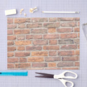 Papier Mousseline Vieux mur de briques (Artisanat)