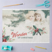 Papier Mousseline Vieux Noël Angles Découpage (Artisanat)