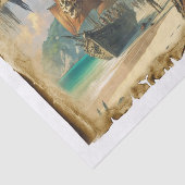 Papier Mousseline Vieux pirates du navire des Caraïbes (Détail)