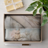 Papier Mousseline Vieux Portrait de beauté féminin (Cadeau)