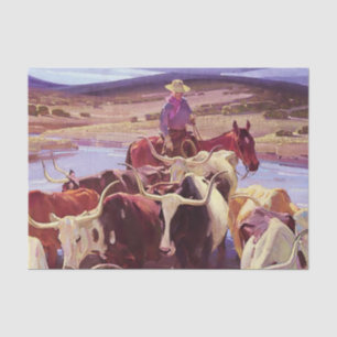 Papier Mousseline "Vieux Texas" de W Herbert Dunton