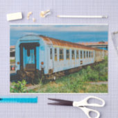 Papier Mousseline Vieux train (Artisanat)