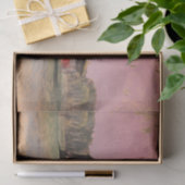 Papier Mousseline Vieux Vintage antiquité Rustic Red Grange (Cadeau)