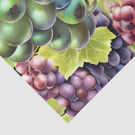 Papier Mousseline Vigne rouge vigne feuille vigne (Détail)