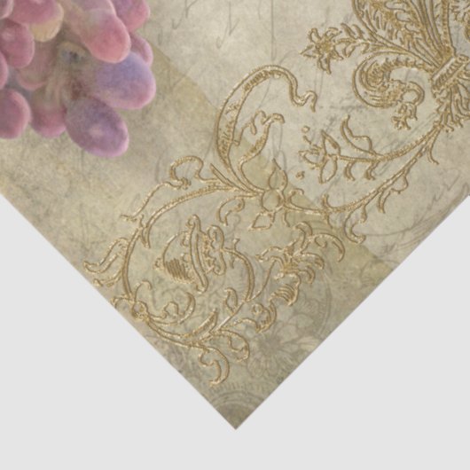 Papier Mousseline Vignoble Vignoble Vin Graphe Script Ephemera (Détail)