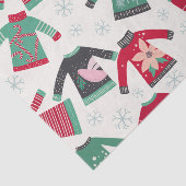 Papier Mousseline Vilain Motif de Noël moche (Détail)