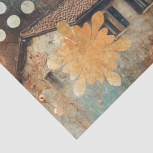 Papier Mousseline Villa française (Détail)