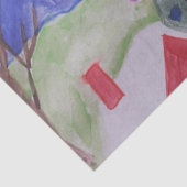 Papier Mousseline Village de Noël (Détail)