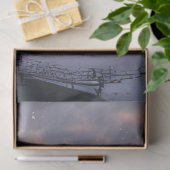 Papier Mousseline Village de Noël Wonderland #3 Découpage (Cadeau)