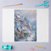 Papier Mousseline Village de rêve de Noël (Artisanat)