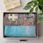 Papier Mousseline Village Paysage 3 Mur Art Découpage (Cadeau)