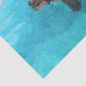 Papier Mousseline Village Paysage 3 Mur Art Découpage (Détail)