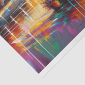 Papier Mousseline Villas balnéaires côtières Découpage (Détail)