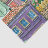 Papier Mousseline Ville de Doodle (Détail)