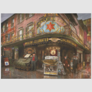 Papier Mousseline Ville - New York - Ernest Roeber's Cafe 1908
