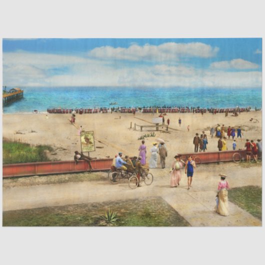 Papier Mousseline Ville - Palm Beach FL - Palm Beach Floride 1905 (Recto)