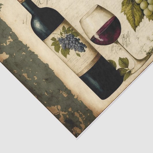 Papier Mousseline Vin fin (Détail)