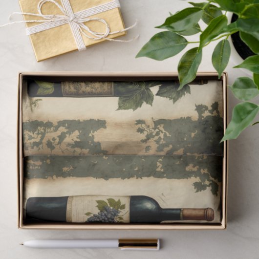 Papier Mousseline Vin fin (Cadeau)