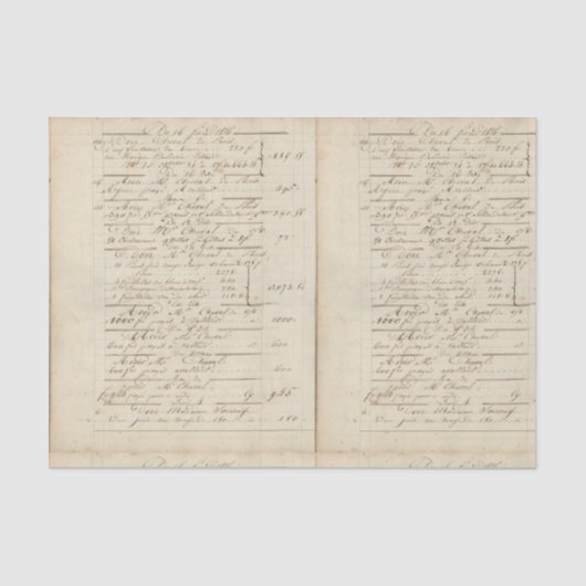 Papier Mousseline Vin français n° 01 (Recto)