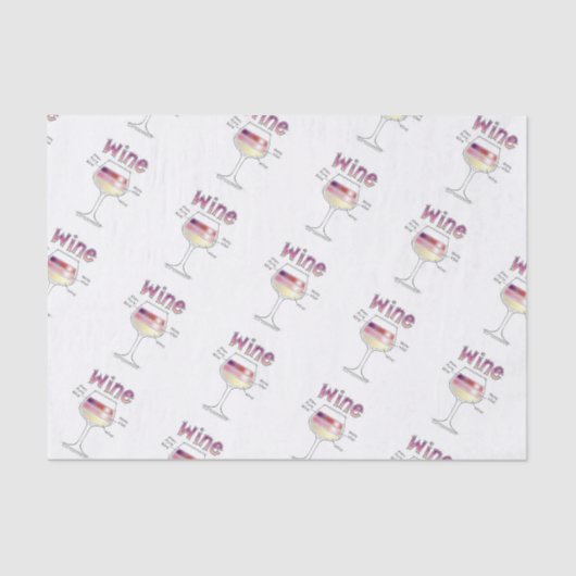 PAPIER MOUSSELINE VIN, PLUS DE VIN, BIEN PLUS DE VIN (Recto)