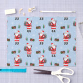 Papier Mousseline Vin rouge de Noël père Noël (Artisanat)