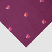 Papier Mousseline Vin subtil Rouge Valentin (Détail)