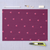 Papier Mousseline Vin subtil Rouge Valentin (Artisanat)