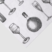 Papier Mousseline Vin vintage (Détail)